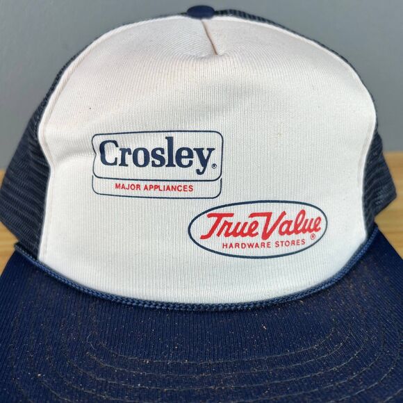 KAP. II Snapback Cap Hat One Size White/Blue Crosley Major Appliances True Value - Picture 2 of 7